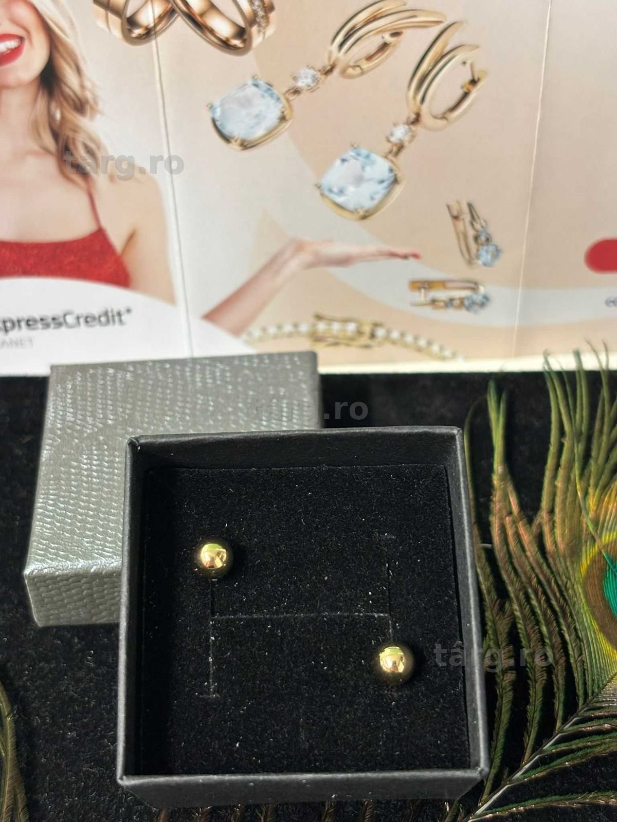 Cercei aur 14k 1.21g (B.60390.4-Tatarasi) Garantie 2 ani-605 lei 2