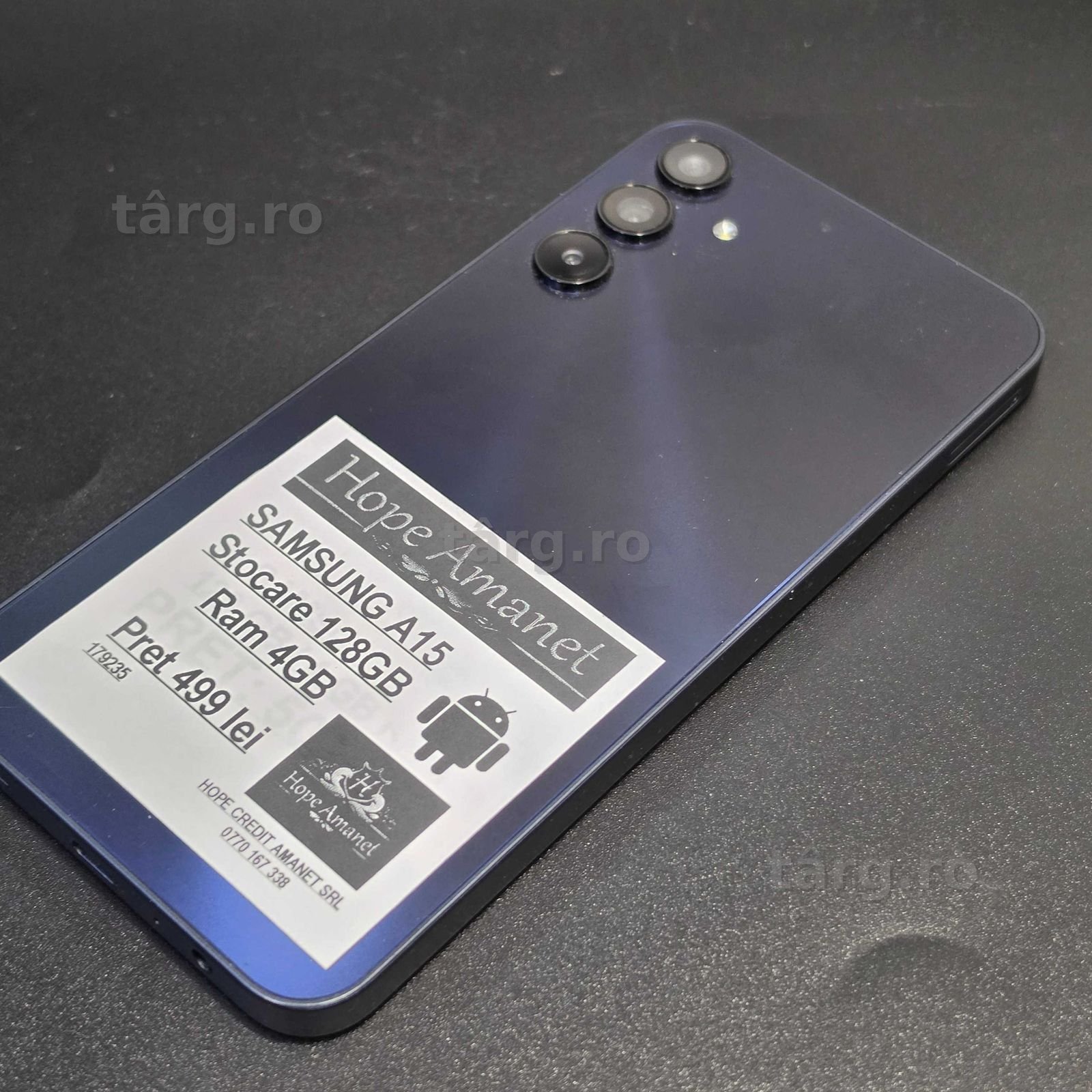 HOPE AMANET P8 Samsung A15  128 gb 4 gb ram