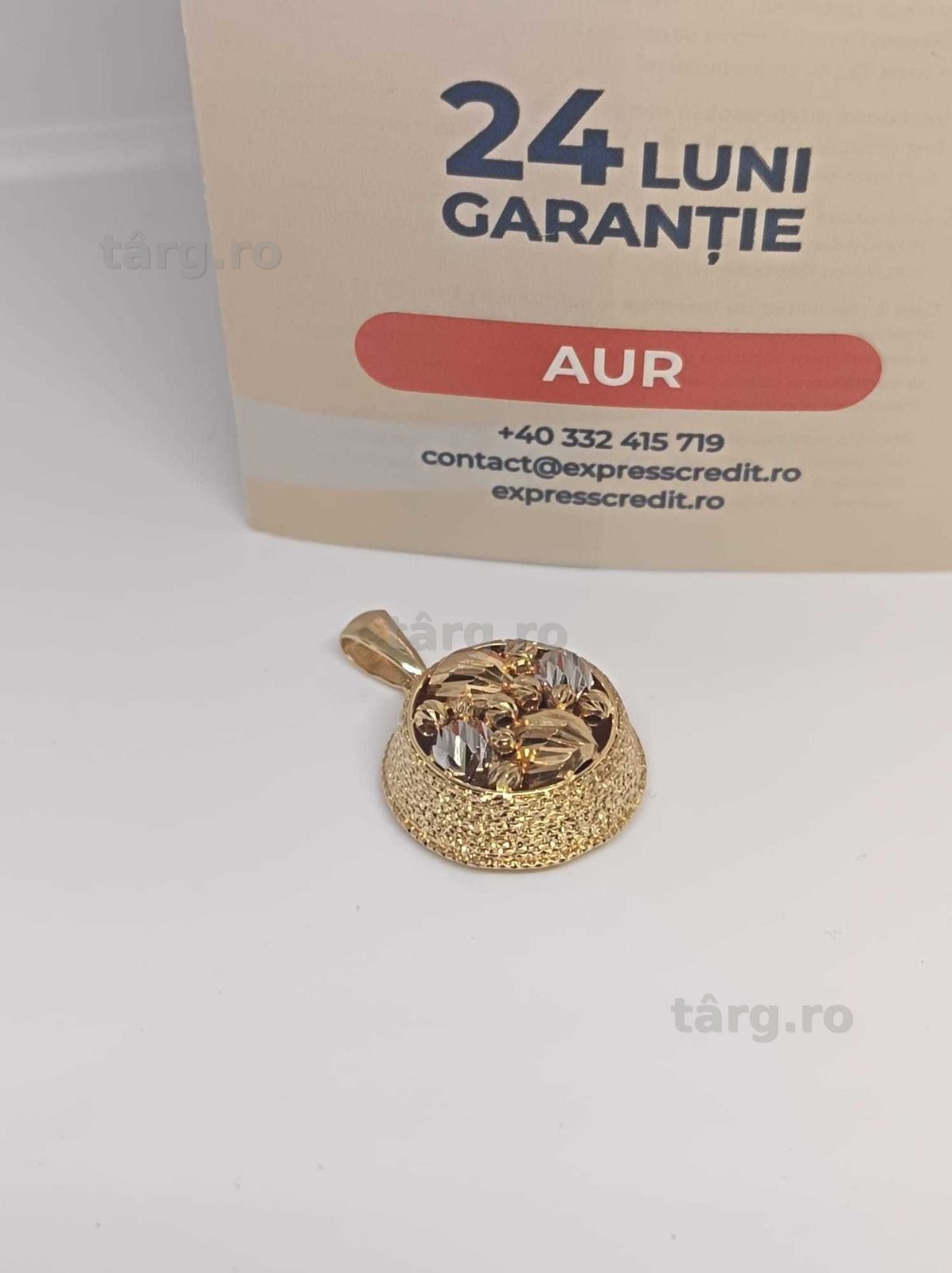 Pandantiv Aur 14K 6.21g (Ag4 Dacia B.52089.2) Garantie 2 ani 2