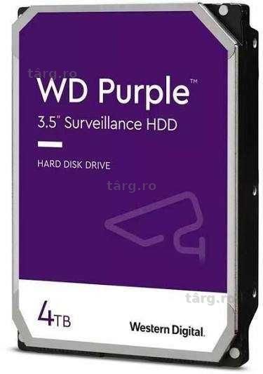 HDD Western Digital Purple 4TB, 5400rpm, 256MB cache, SATA-III, 3.5"