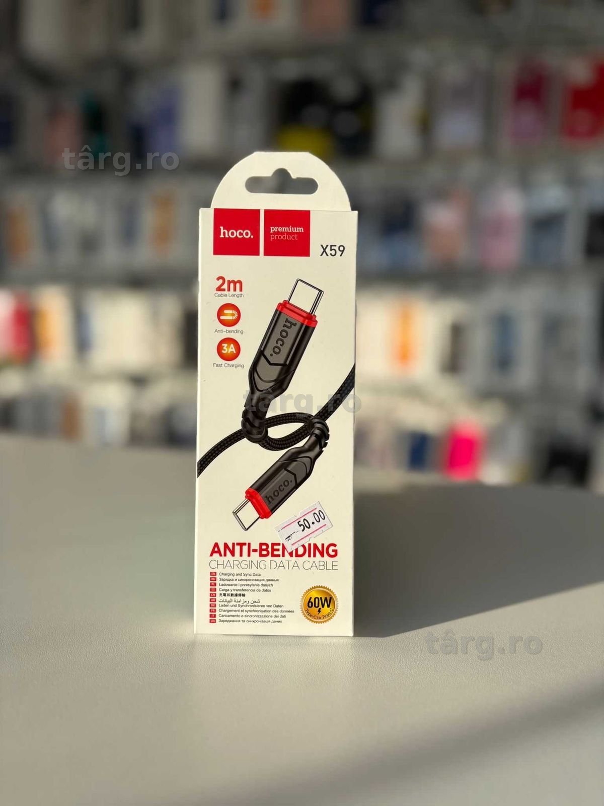 Cablu Tip C - Tip C, Fast Charge