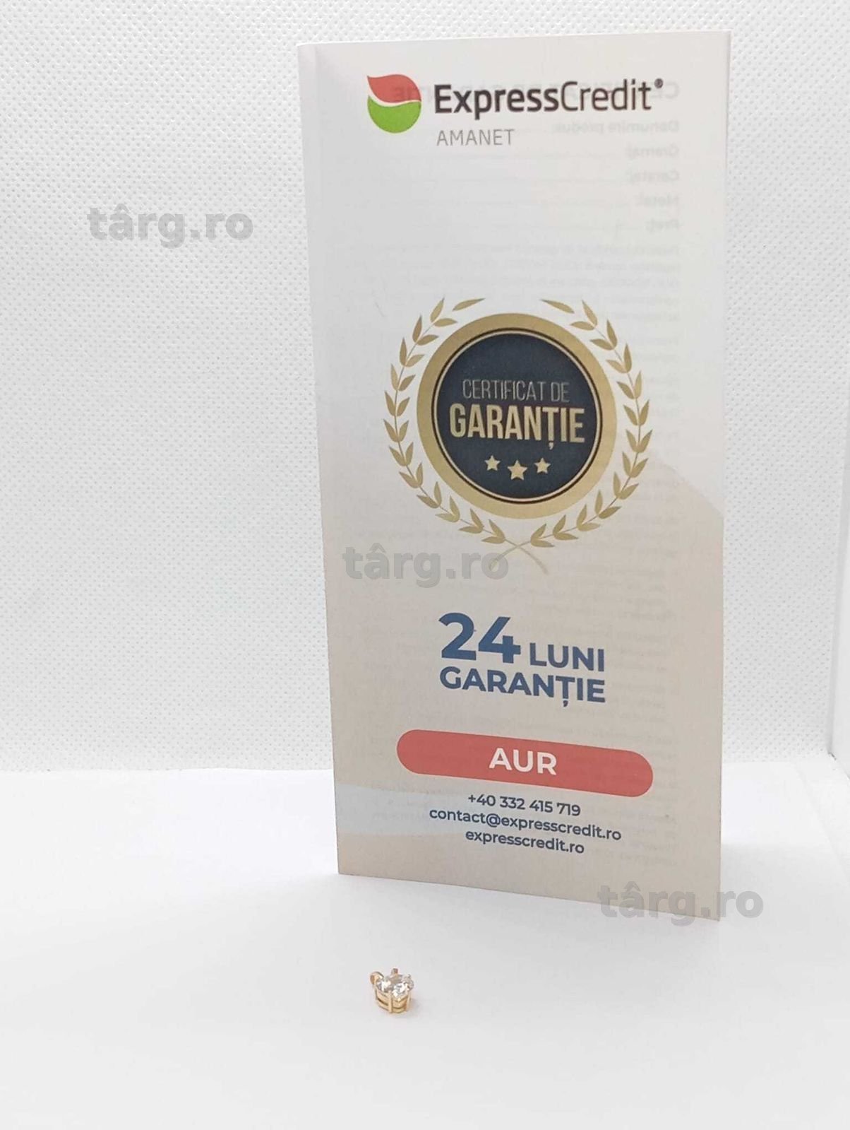 Pandantiv Aur 18K 0,75g (Ag4 Dacia B.51340) Garantie 2 ani