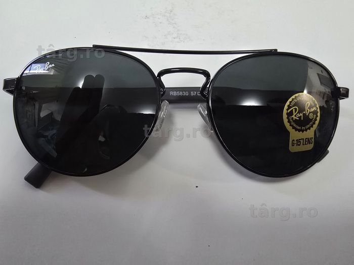 Ochelari de soare Rayban RB5830,noi, lentila sticla, rama neagra