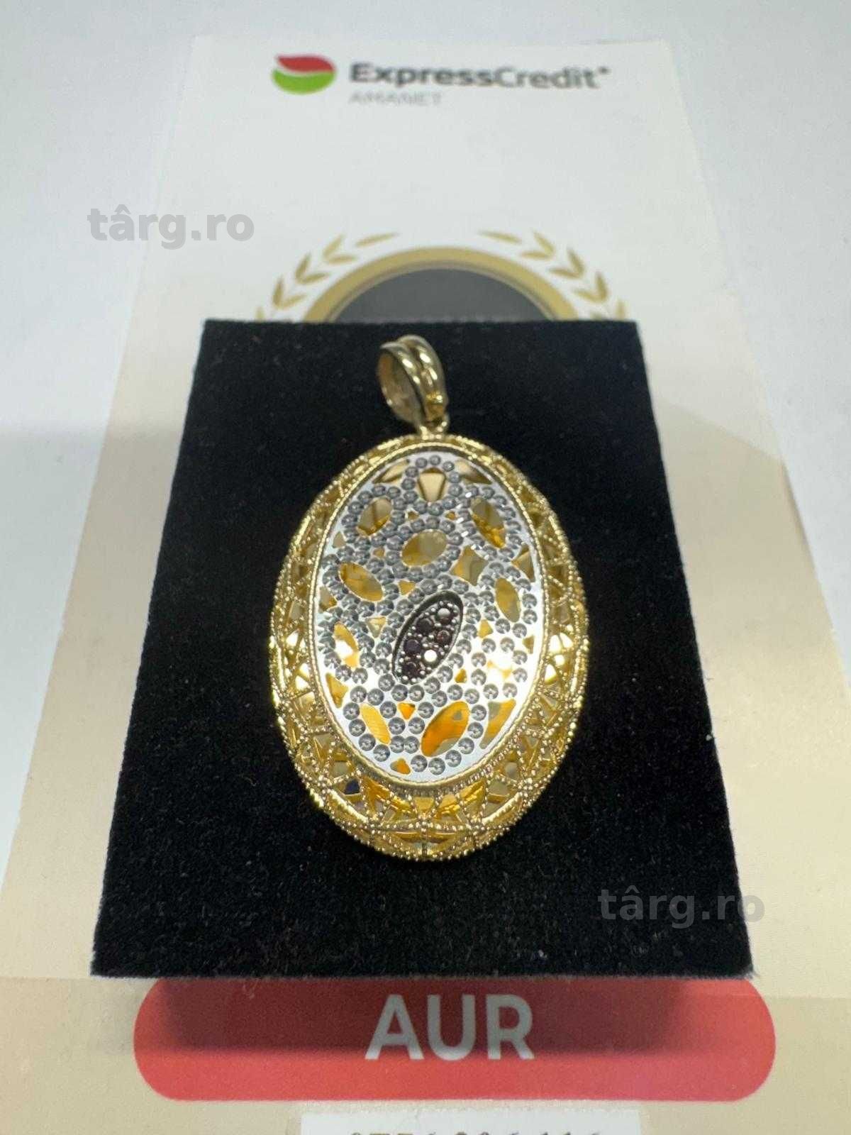Medalion din aur 14k (69074.12/ 10 Pacurari 1) Garantie 2 ani! 2