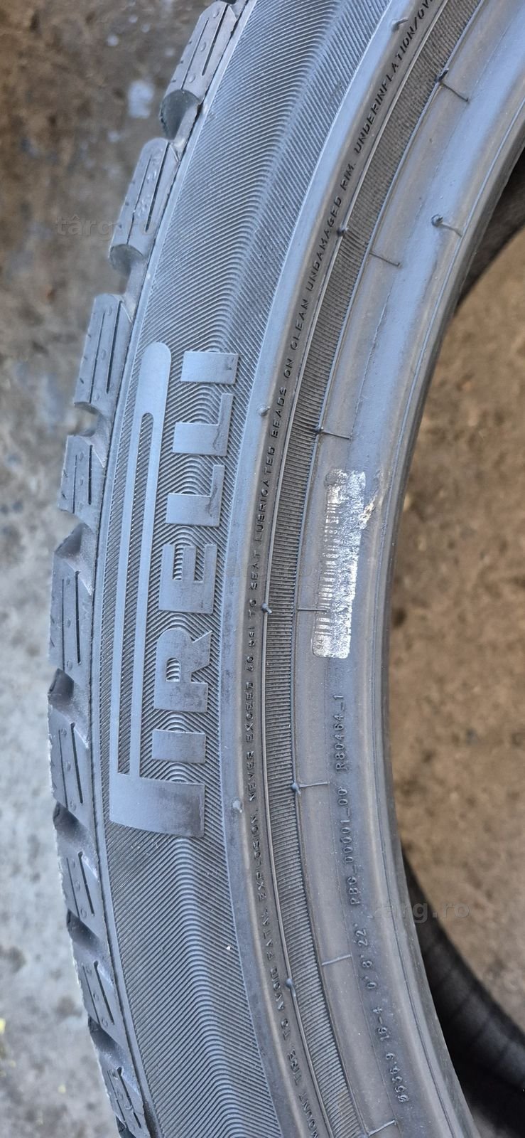 4 anvelope iarna noi  Pirelli,255/35/21,dot 2022.Pretul este pe bucata 4