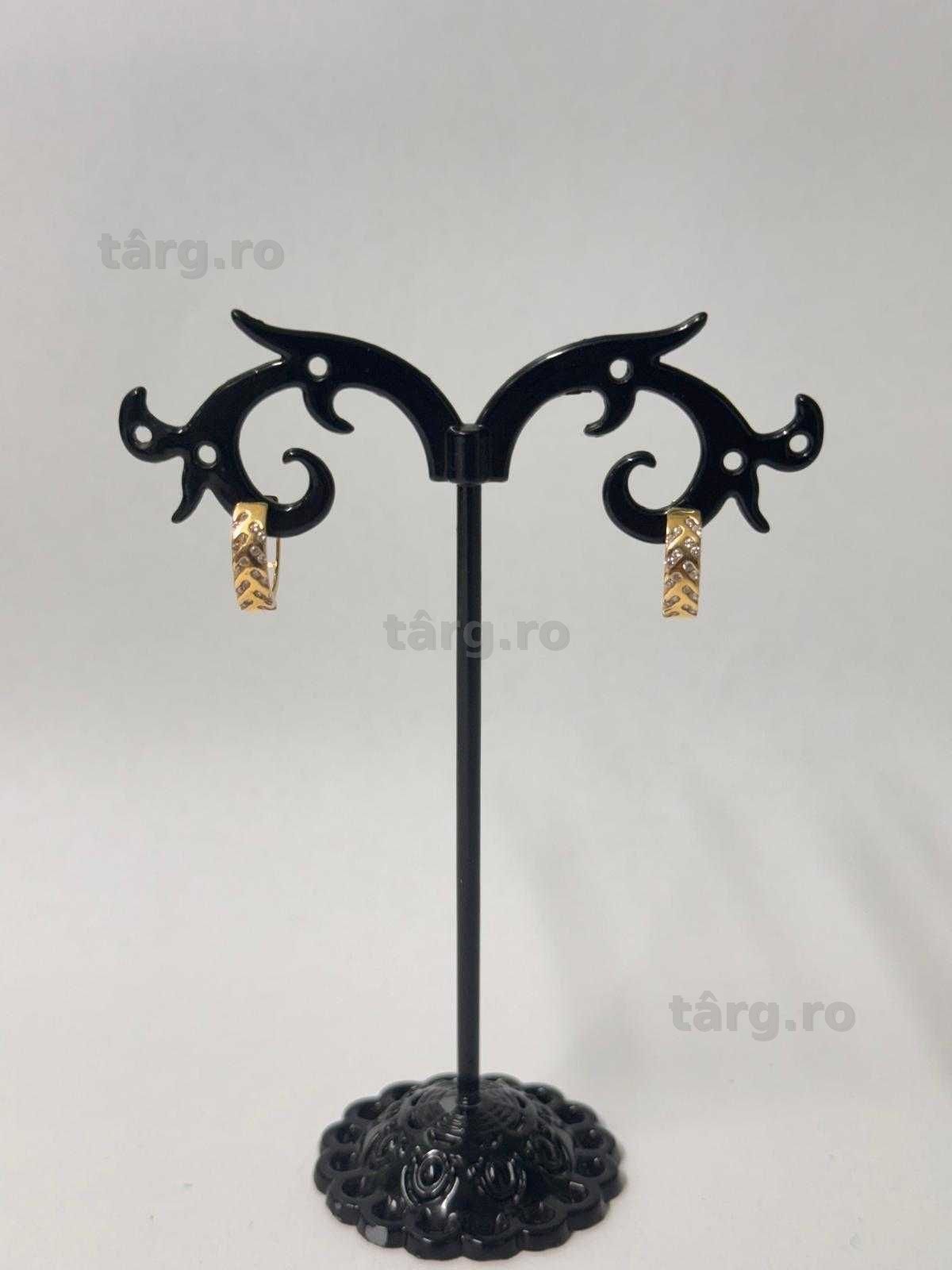 Cercei aur 18 k 1.86g (B.61069-Tatarasi) Garantie 2 ani-1170 lei