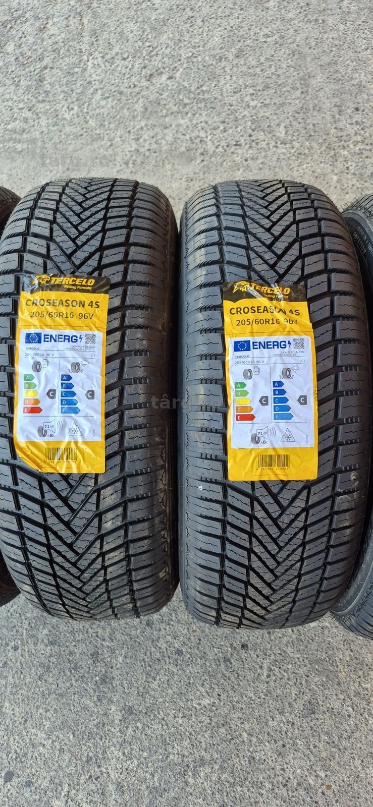 4 anvelope M+S noi Tercelo 205/60/16,dot 2026.Pretul este pe bucata. 2