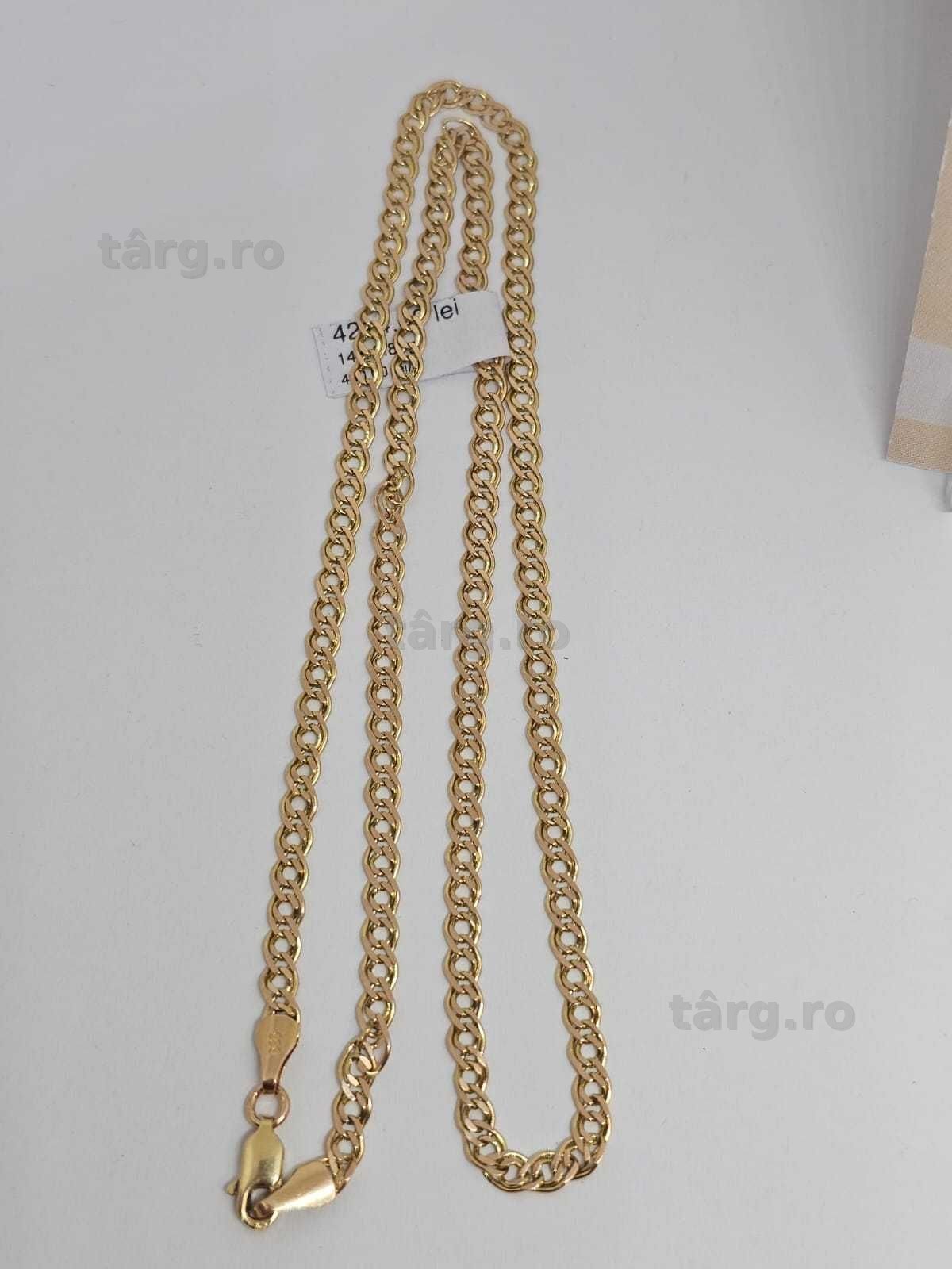 Lant aur 14k 9.80g (33967/15 Gara1 ) Garantie 2 ani! 3