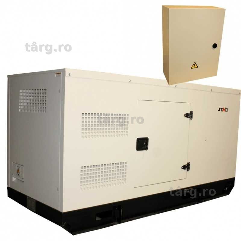 Generator de curent insonorizat SENCI SCDE97i-YS putere maxima 96.8 kVA 400V ATS inclus