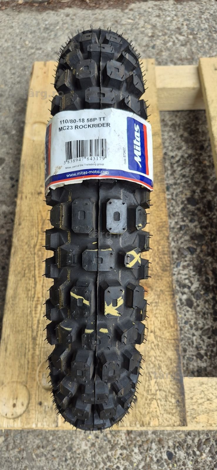 O anvelopa moto spate noua Mitas 110/80-18,dot 2021.