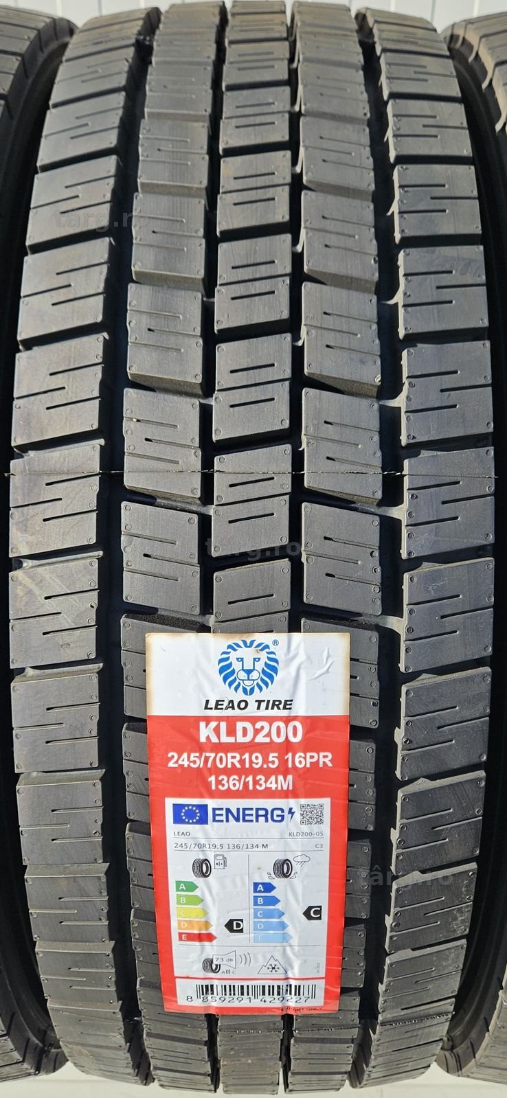 245/70 R19.5, 136M, LEAO, Anvelopa tractiune M+S, 16 pliuri 2