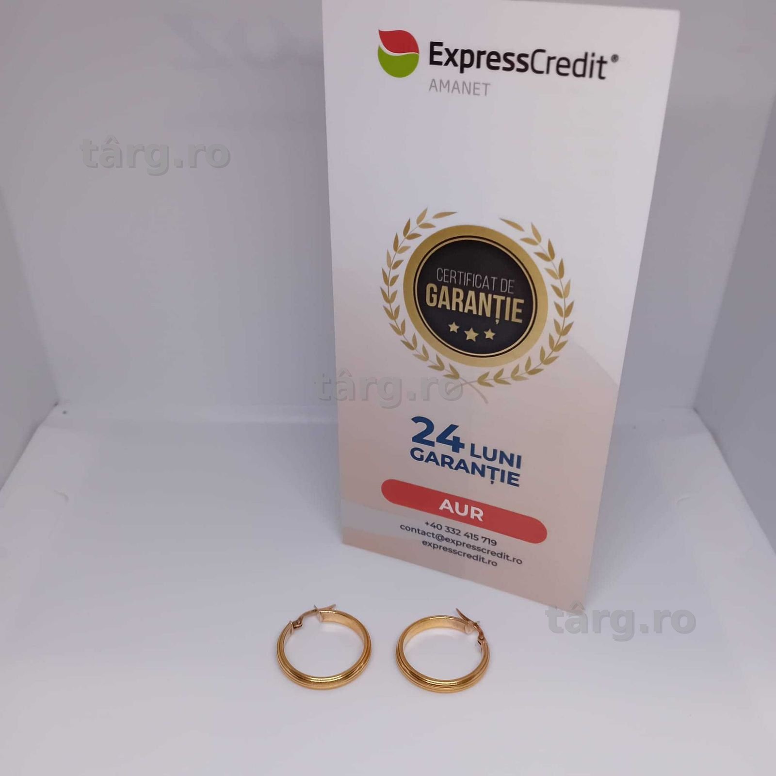 Cercei Aur 18K 2.16g (Ag4 Dacia B.51893.1) Garantie 2 ani