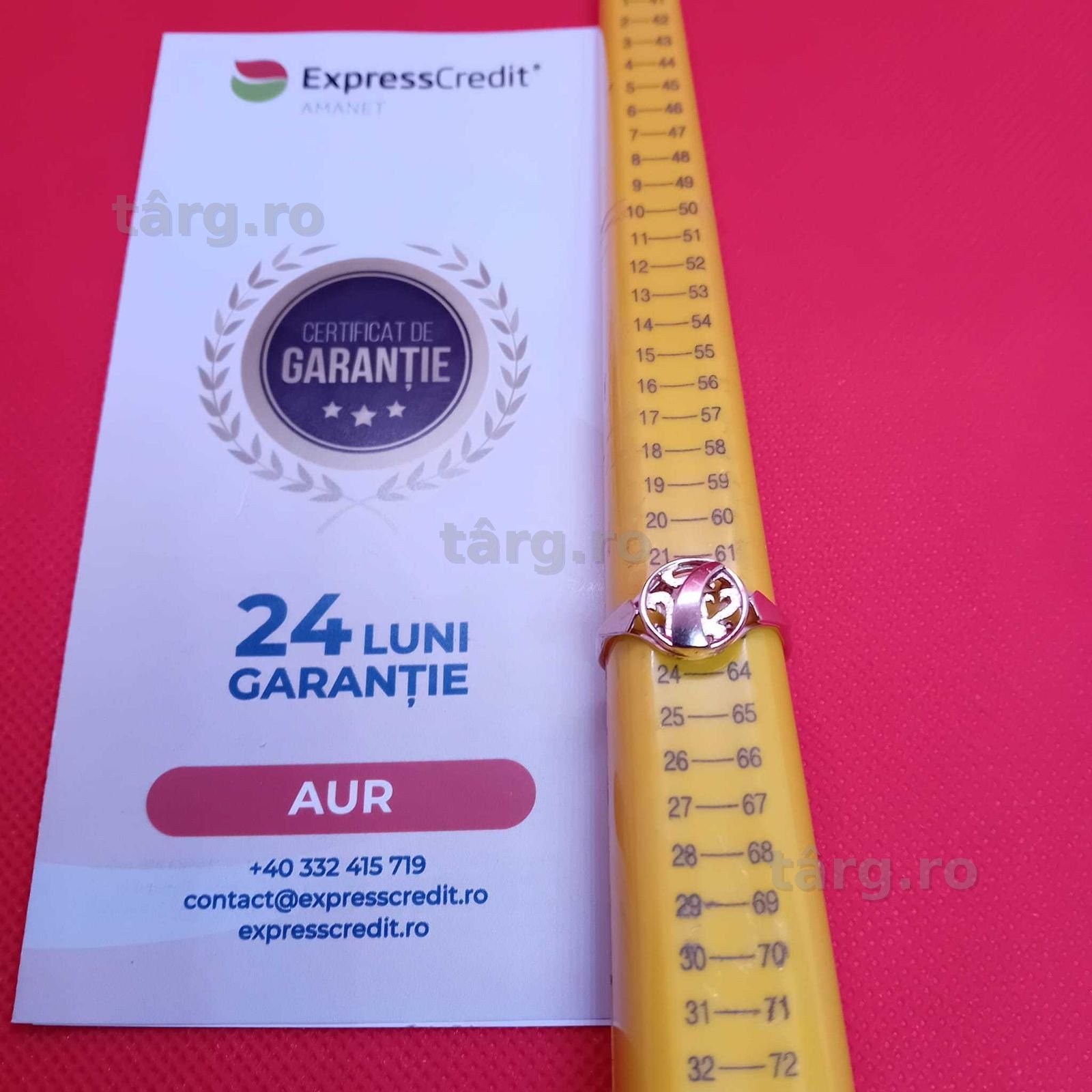 Inel  aur 14k 2.83 g (Ag4 Dacia B50908.1)-Garantie 2 Ani 4