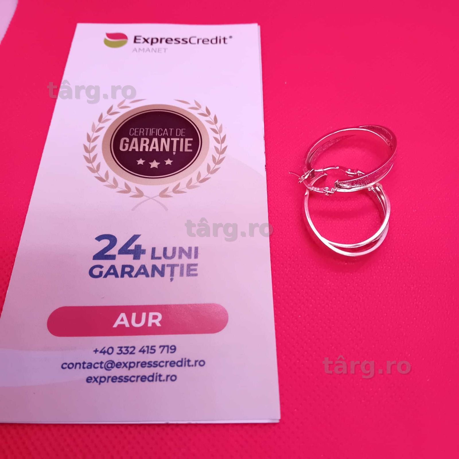 Cercei aur 14k 4.07 g (Ag4 Dacia B50984.1)-Garantie 2 Ani 2