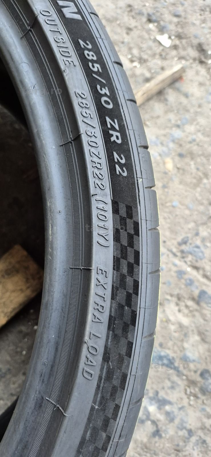 2 anvelope vara ca noi Michelin 285/30/22,dot 2024.Pretul este pe buc. 6