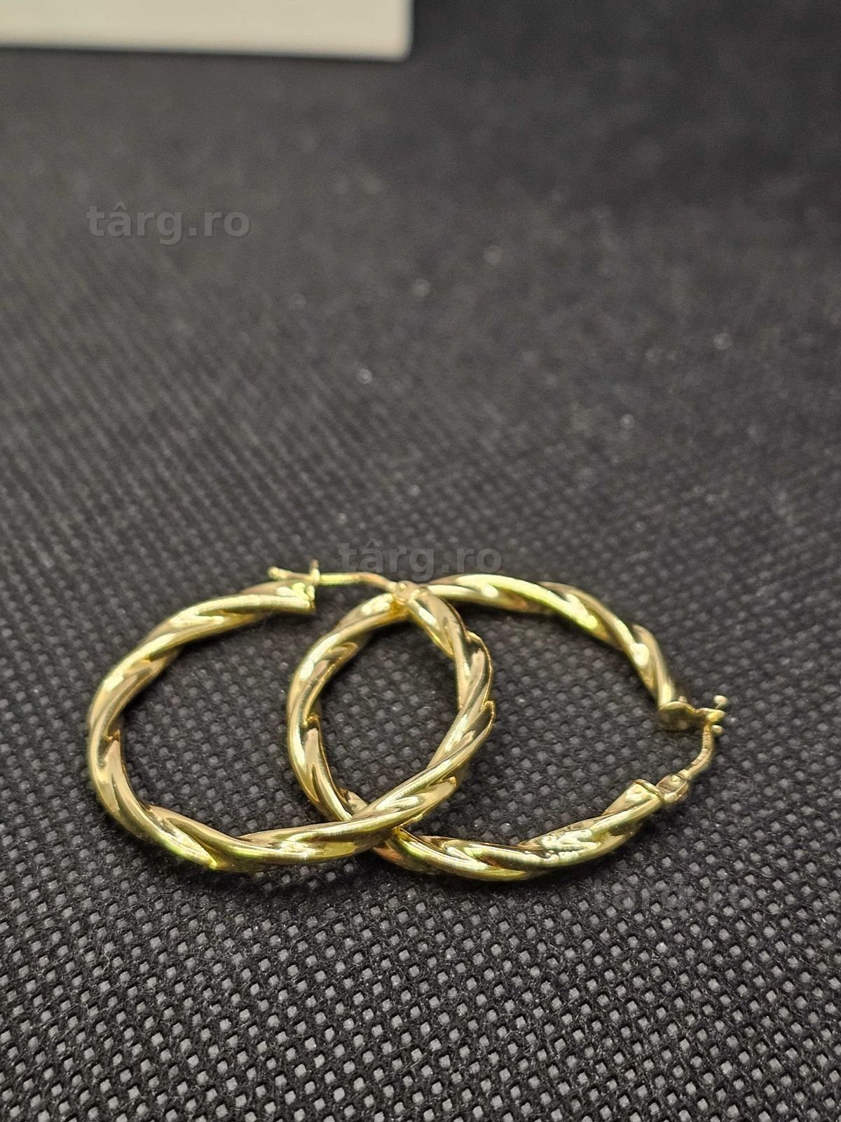 Cercei aur 18K 1.95g (49736.3 AG 11 Piata Nicolina) 2 ani garantie! 2