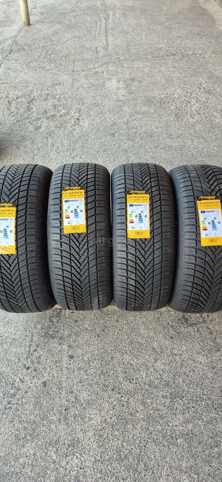 4 anvelope M+S noi Tercelo 255/50/19,dot 2025.Pretul este pe bucata.