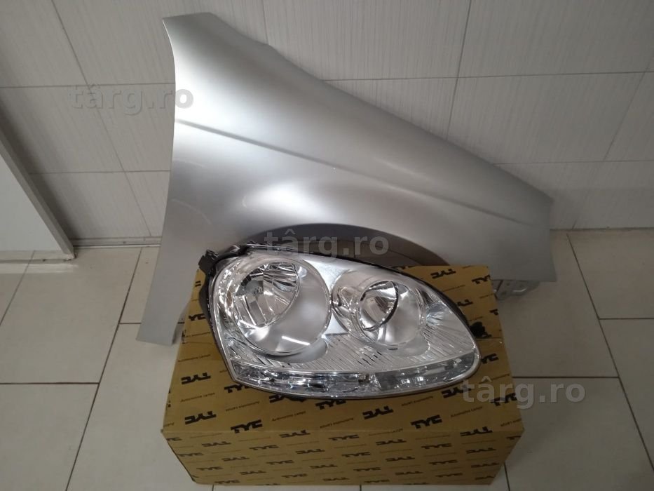 Pachet Aripa + Far Dreapta VW Jetta 3 III 2005-2011 (LA7W (Gri))