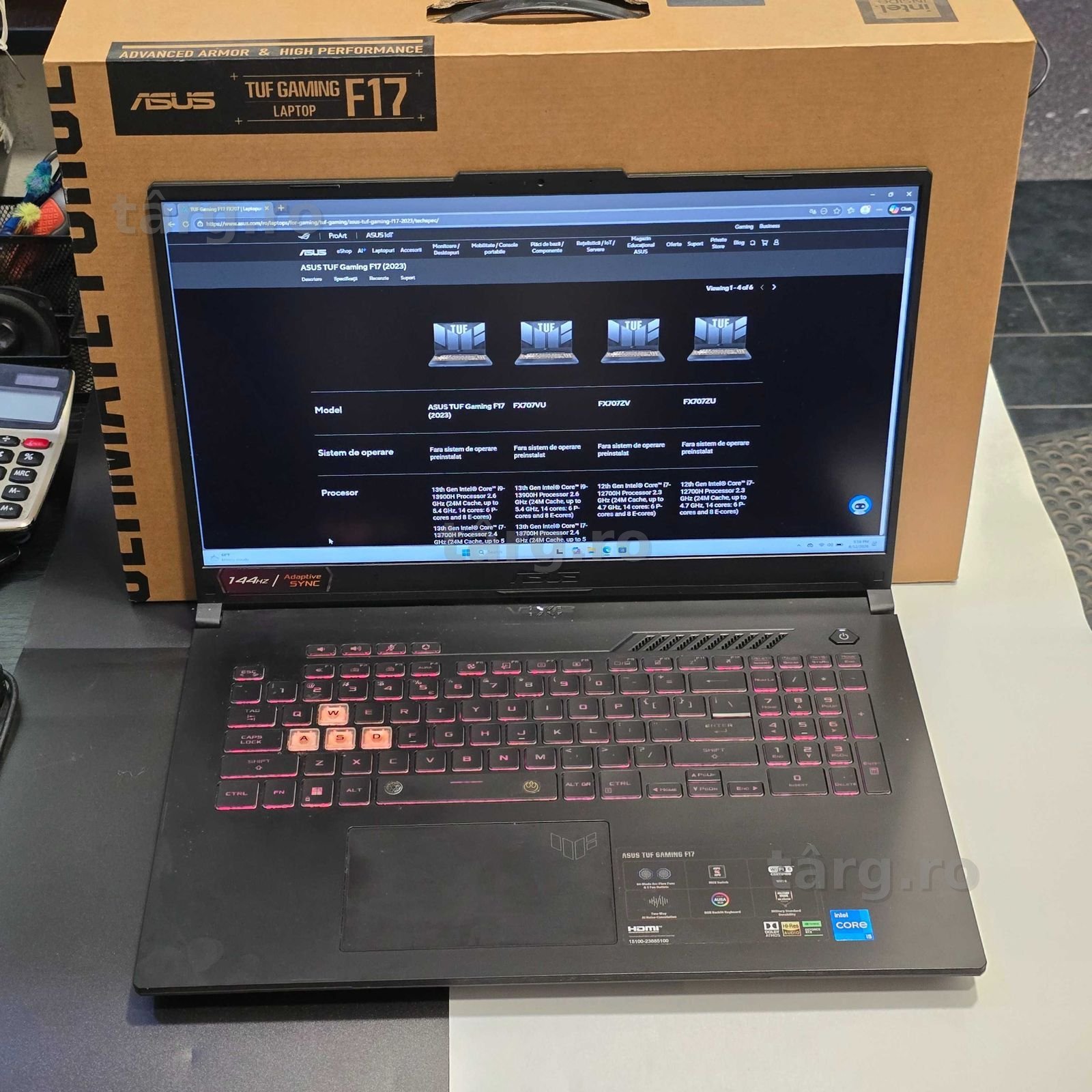 Hope Amanet P8 Asus TUF F17 I5 12500H / 16GB Ram / RTX 3050 4GB 2
