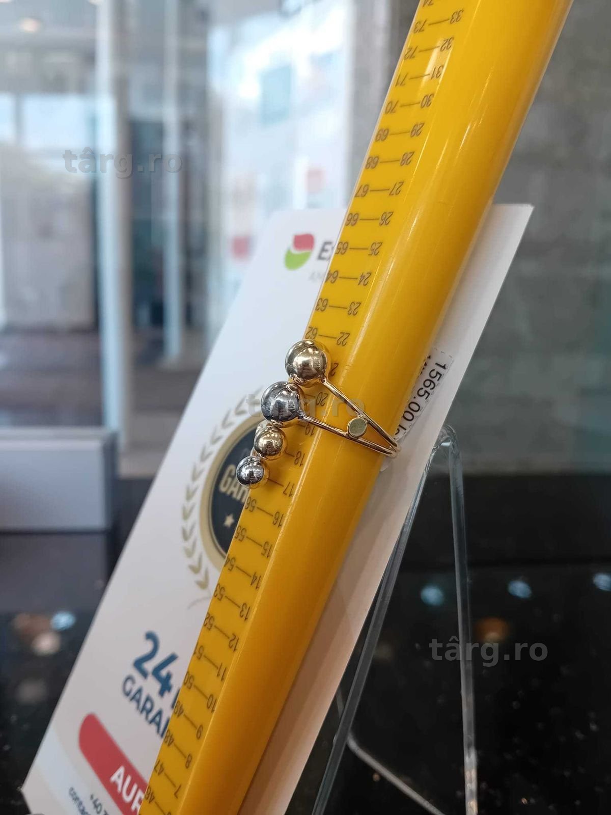 Inel aur 14k 3.13g +-20/60 (Iulius Mall)(B-460.2) Garantie 2 ani! 2