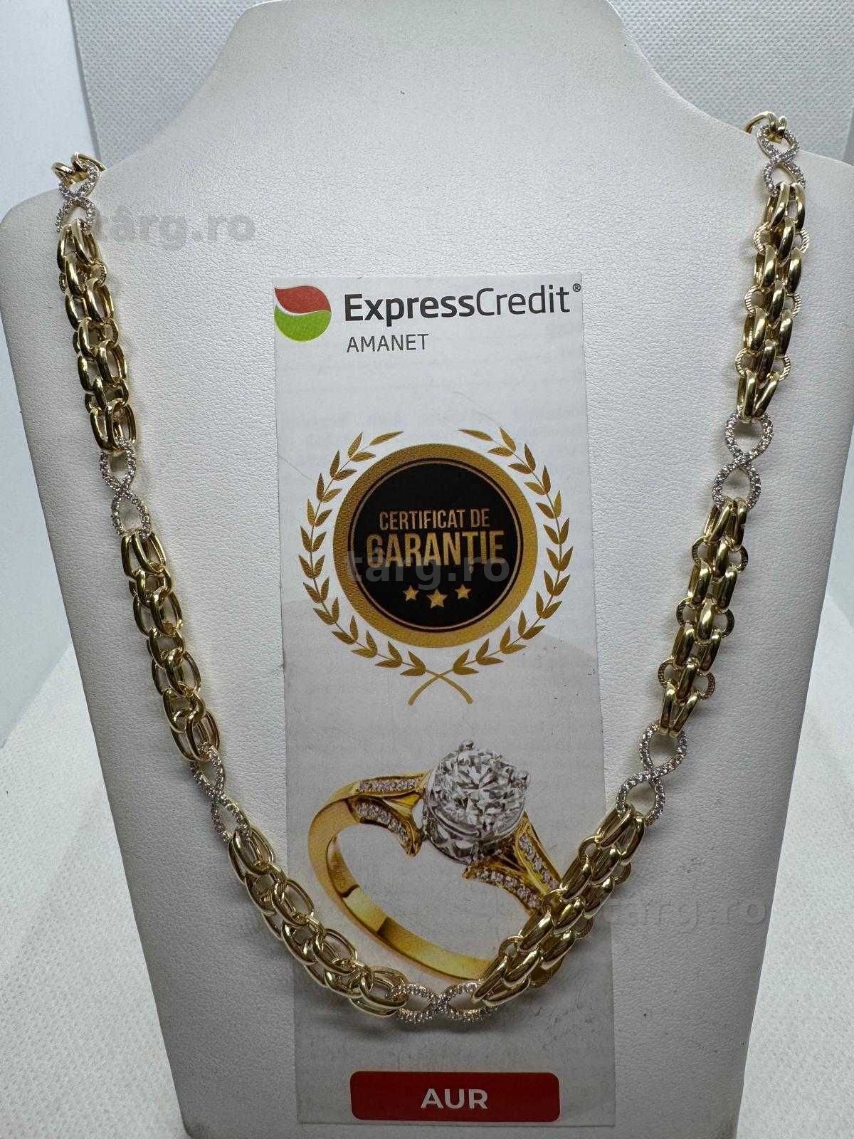 Lant din aur 14k (69606.1/ 10 Pacurari 1) Garantie 2 ani!
