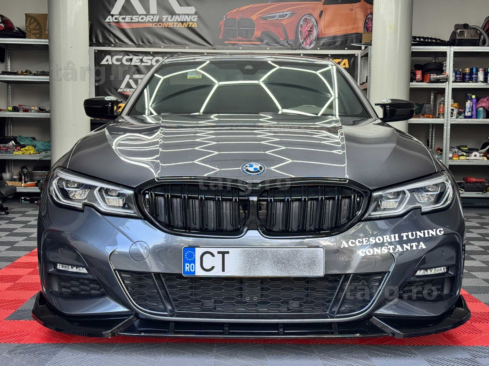 Prelungire Bara Fata - Lip BMW G20 MTech NFL Negru Lucios CN