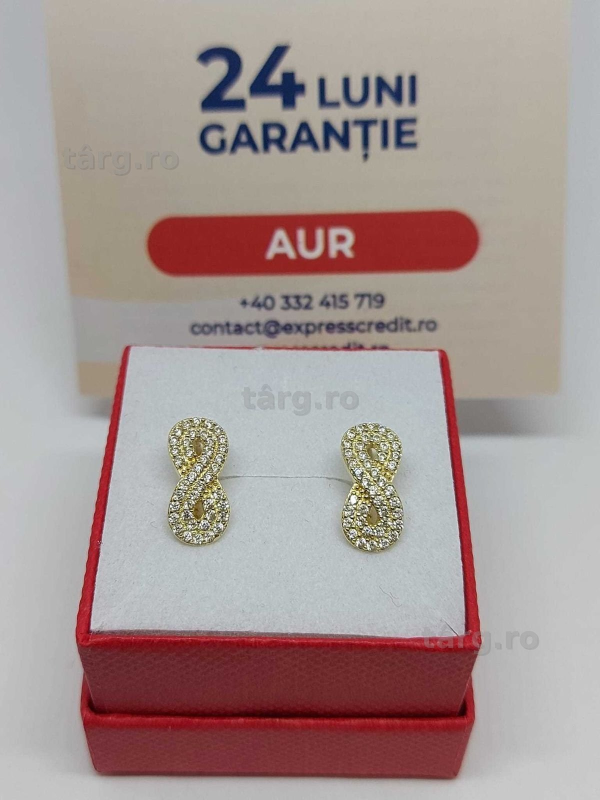 Cercei 14K 2.82gr (34540/30 Pacurari 2) Garantie 2 Ani! 2