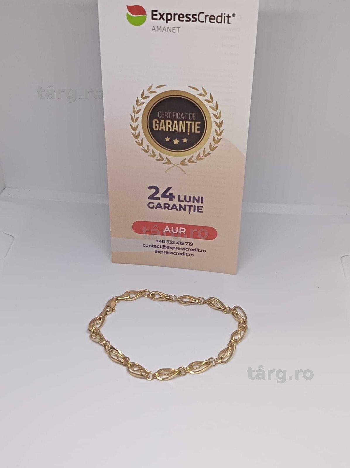 Bratara Aur 14K 3.83g (Ag 4 Dacia B.52460) Garantie 2 ani
