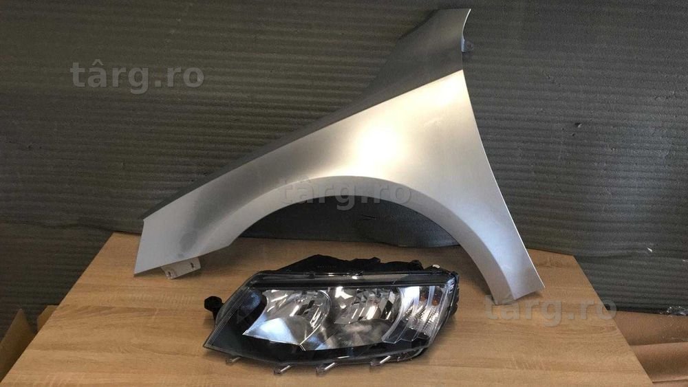 Pachet Aripa+Far Fata Stanga Skoda Octavia 3/III 13-17 (LA7W (Gri))