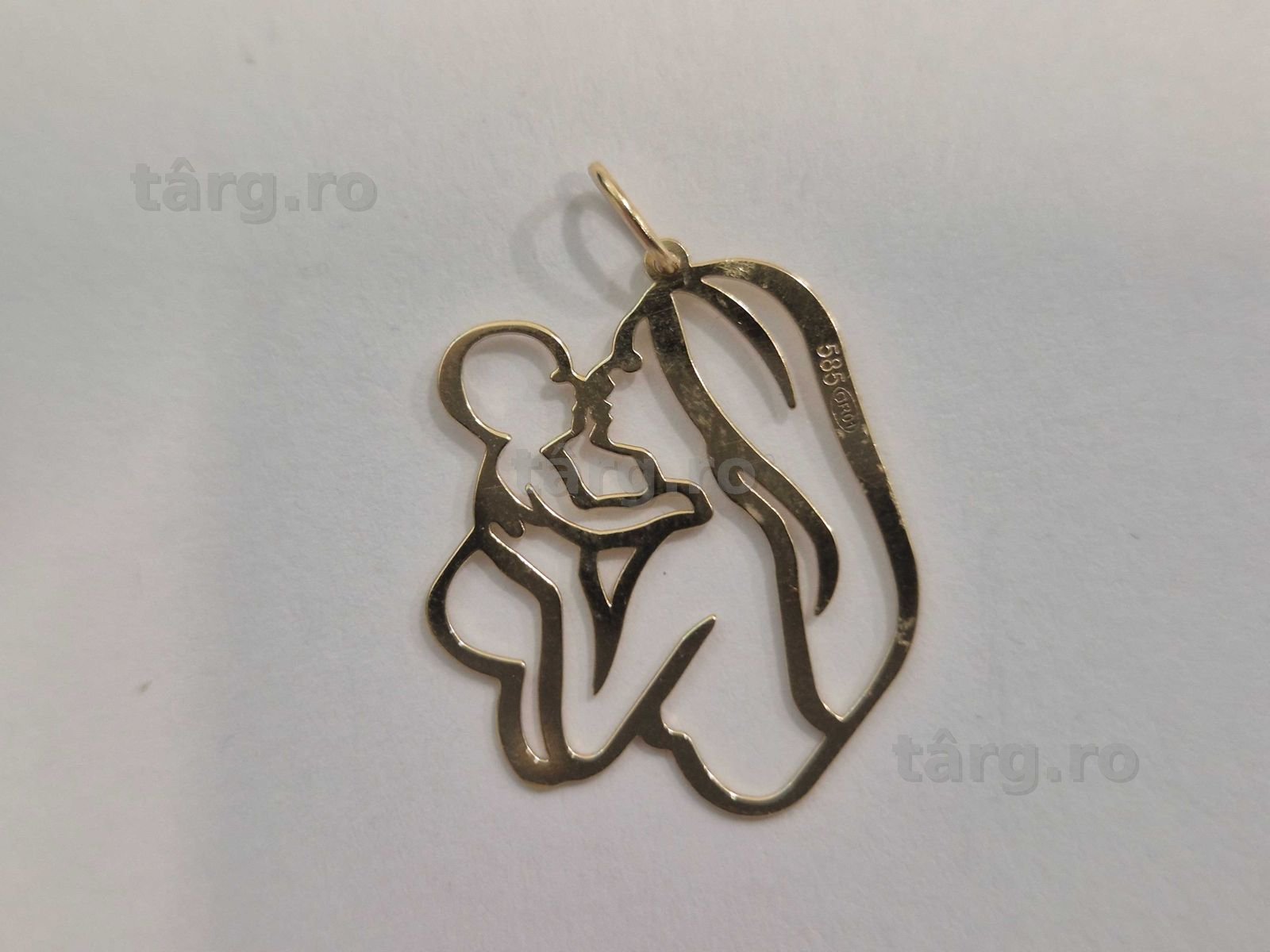 Medalion Aur 14K 0.66g (ECA 39 / B.18033.3) Garantie 2 ani!