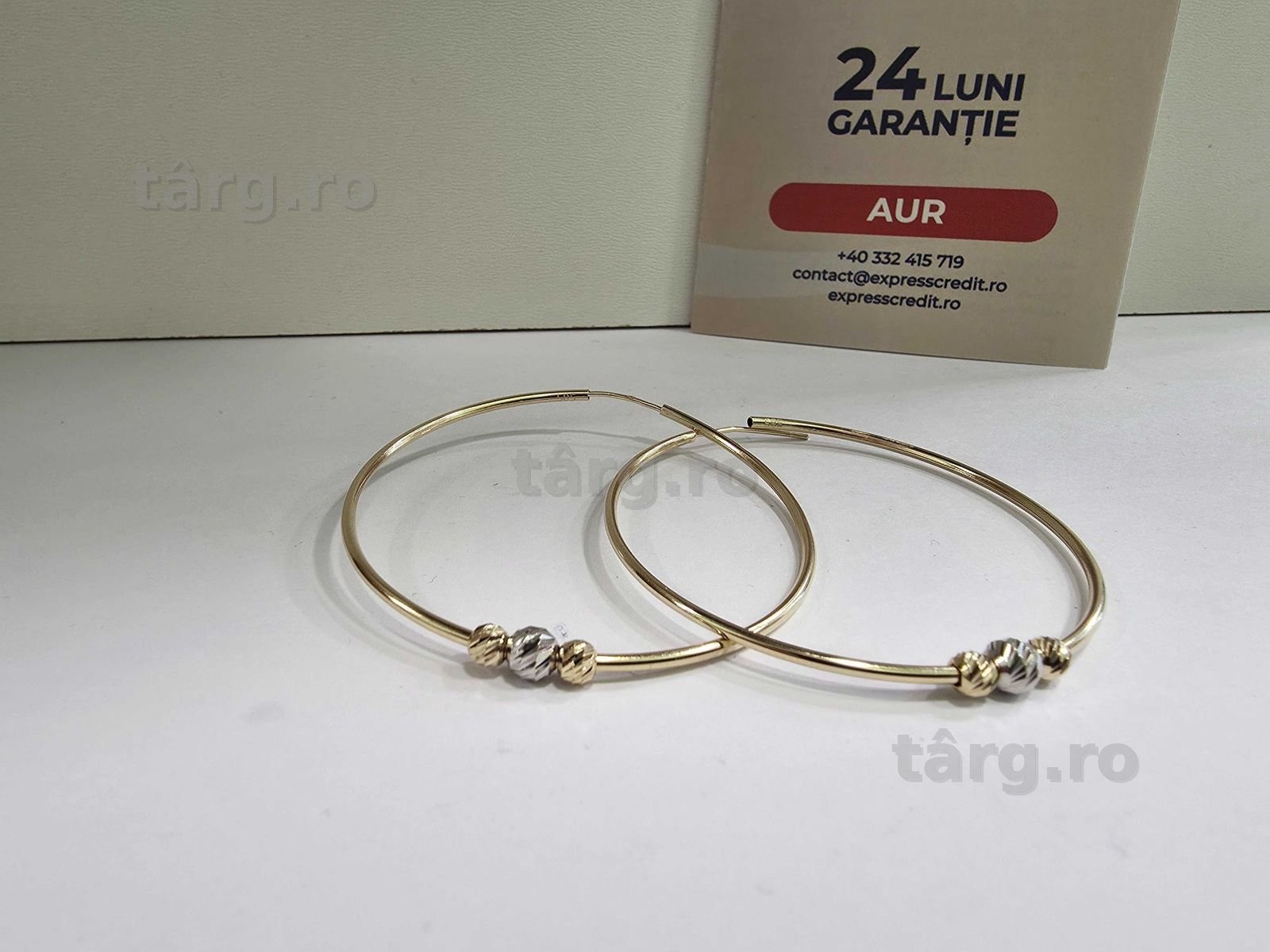 Cercei Aur 14K 4.15g (ECA 39 / B.17883.1) Garantie 2 ani!!!