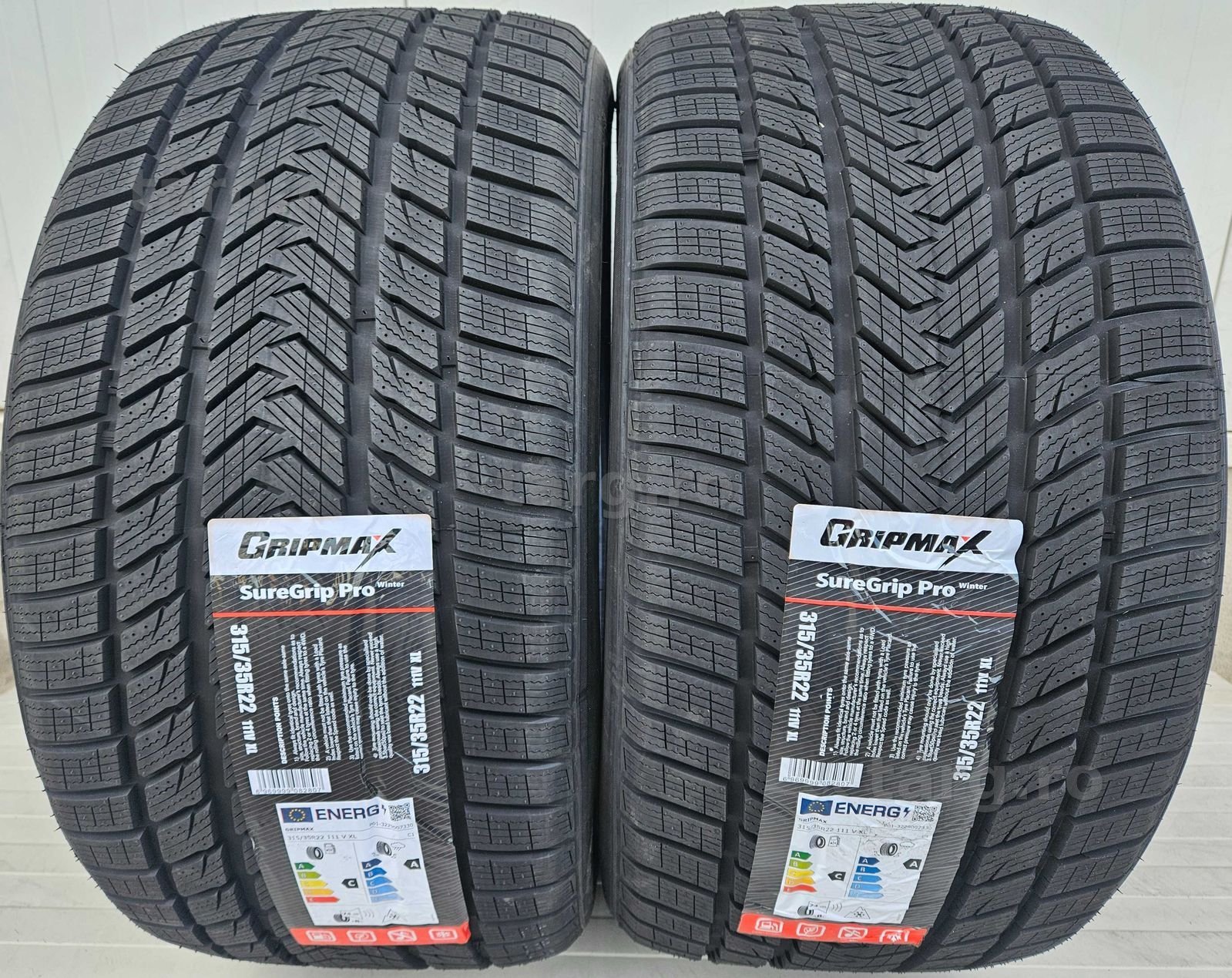 315/35 R22, 111V, GRIPMAX, Anvelope iarna M+S, Aderenta clasa A