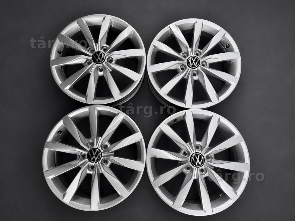 Set 4 jante originale VW Golf 6 7 8  Dijon R17"  – 5G0601025K – 6Jx17 ET48 – 5x112 – 57.1 mm