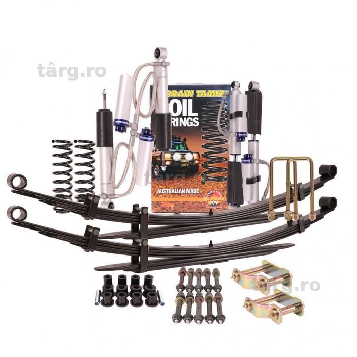 suspensie - kit complet terrain tamer pro cu rezervor reglabile +4/5cm navara d40 2005-2015
