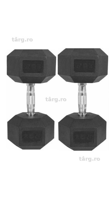 Gantere Hexagonale 40kg: 2x20 kg