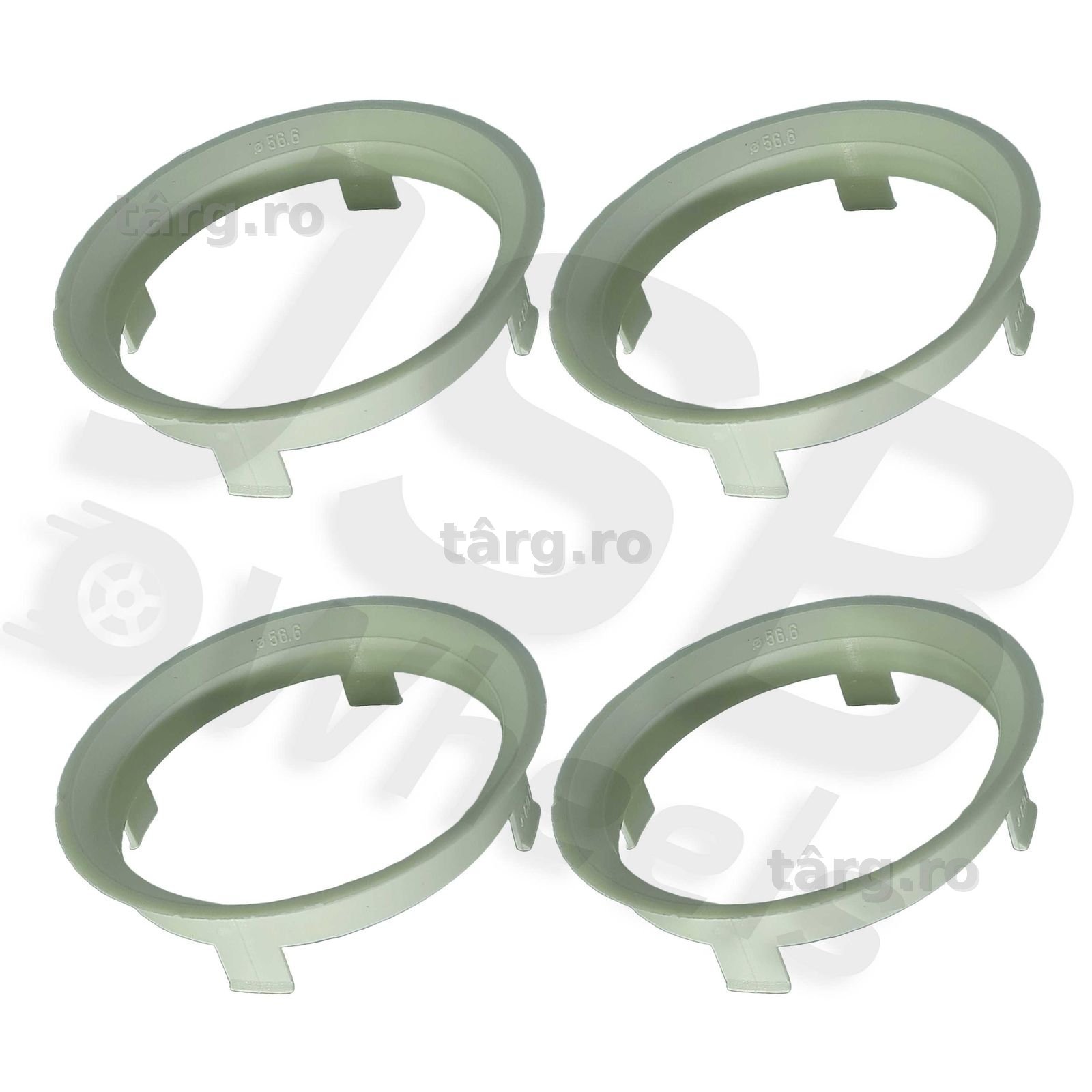 Set inele de centrare ghidaj jante noi 60.1-56.6 mm Chevrolet, Opel