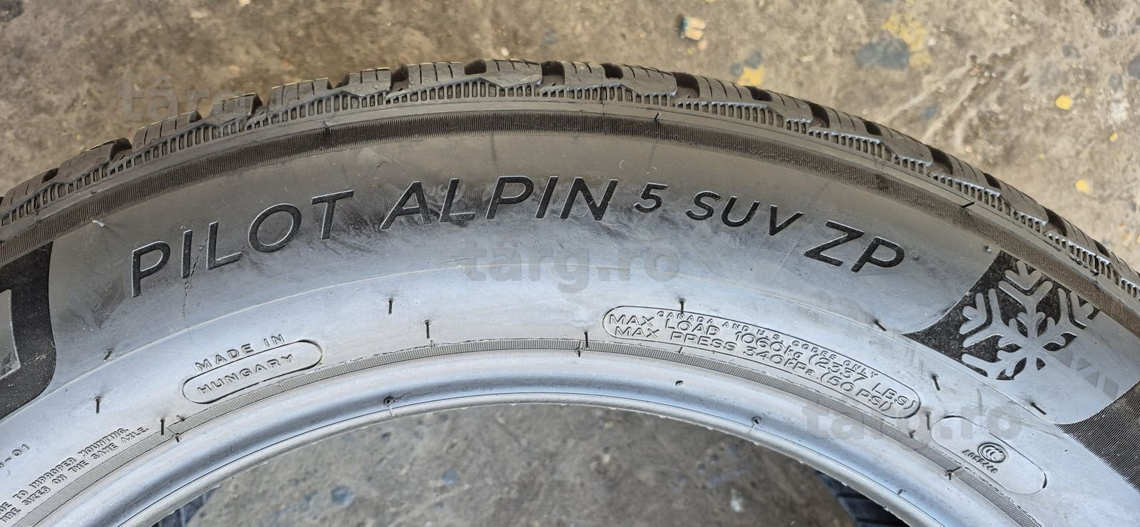 4 anvelope iarna runflat Michelin 265/50/19,dot 2022.Pret pe bucata 5