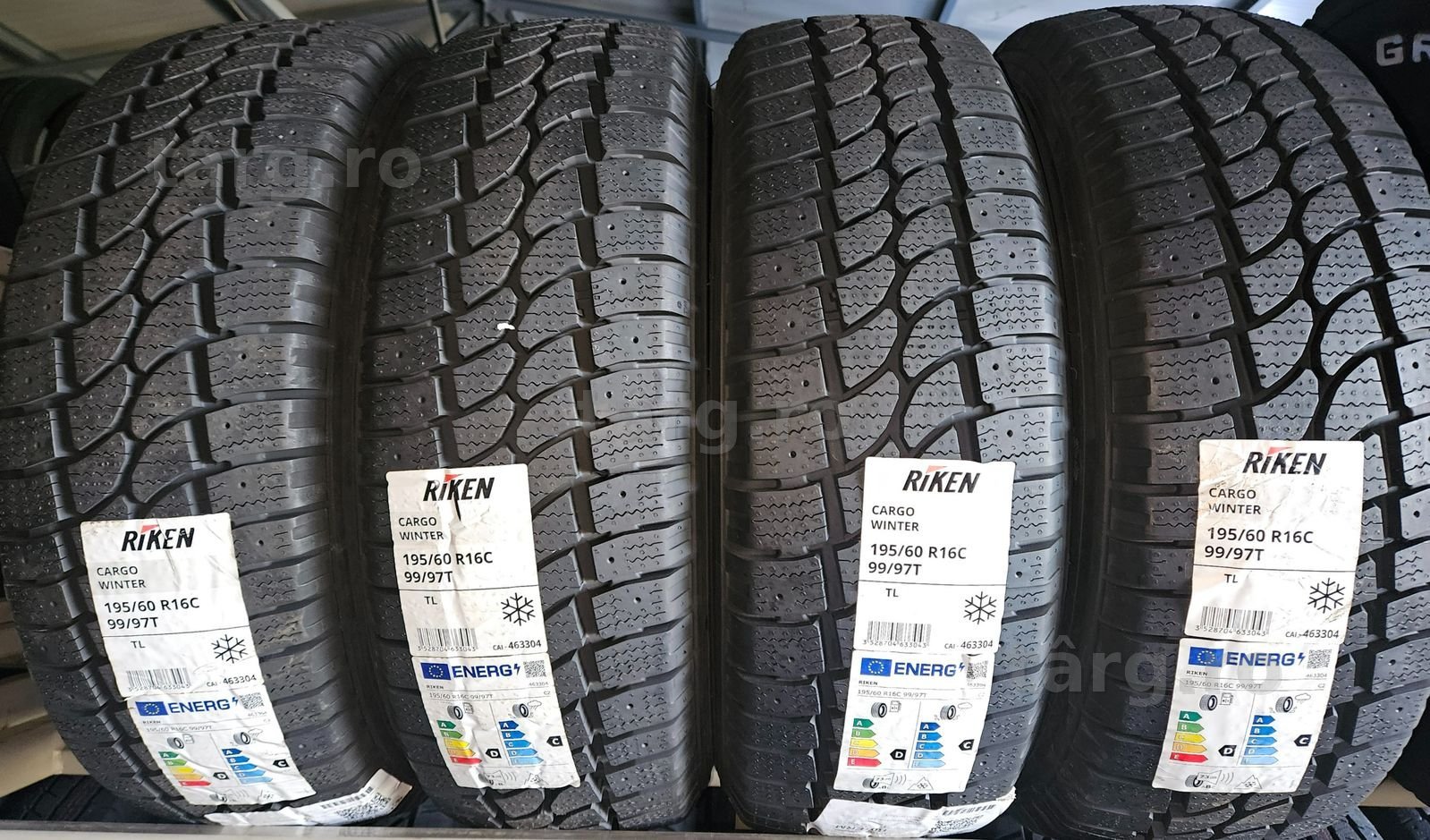 195/60 R16C, 99T, RIKEN (By Michelin), Anvelope de iarna M+S