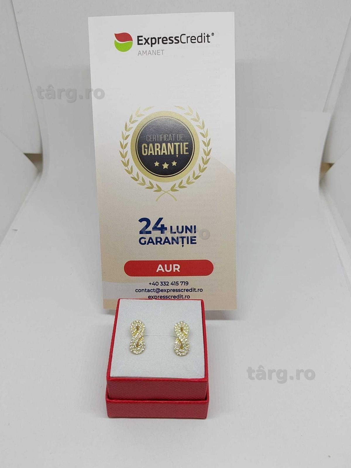 Cercei 14K 2.82gr (34540/30 Pacurari 2) Garantie 2 Ani!