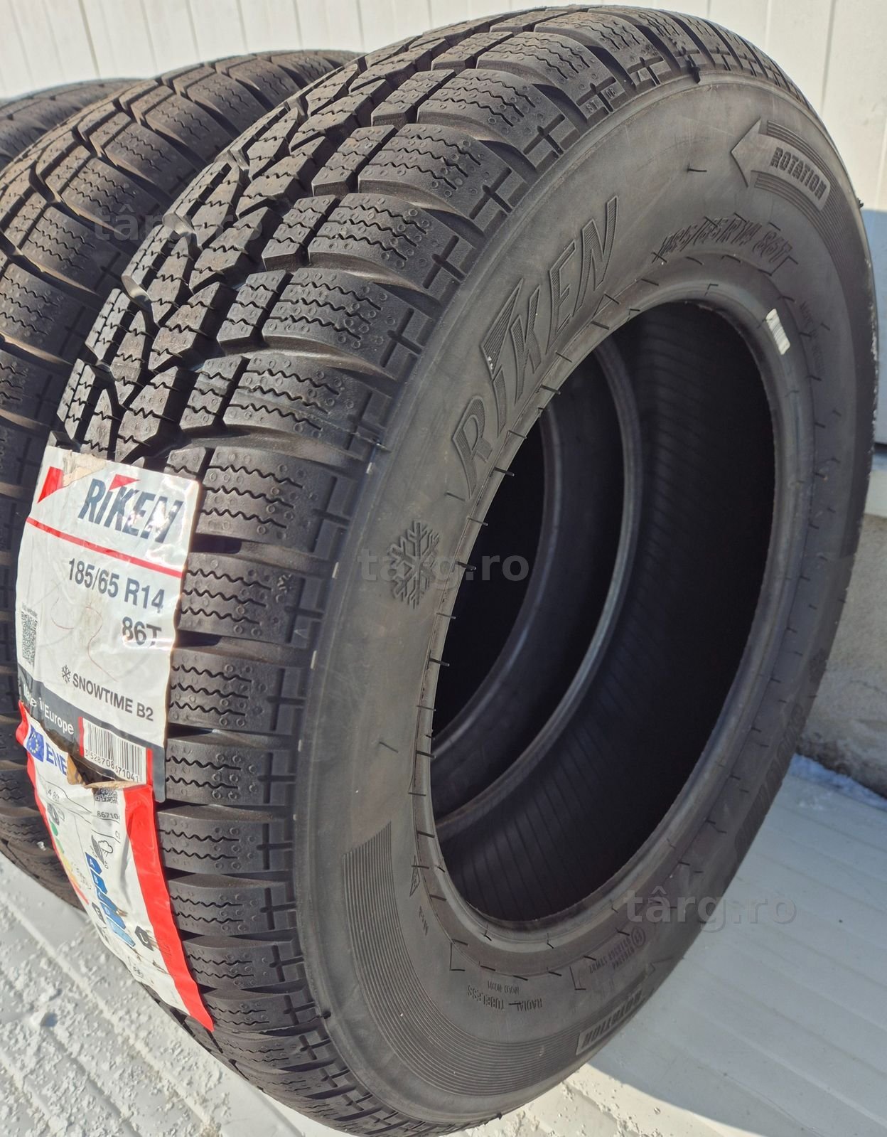 185/65 R14, 86T,RIKEN (By Michelin) , Anvelope de iarna M+S PROMOTIE 3