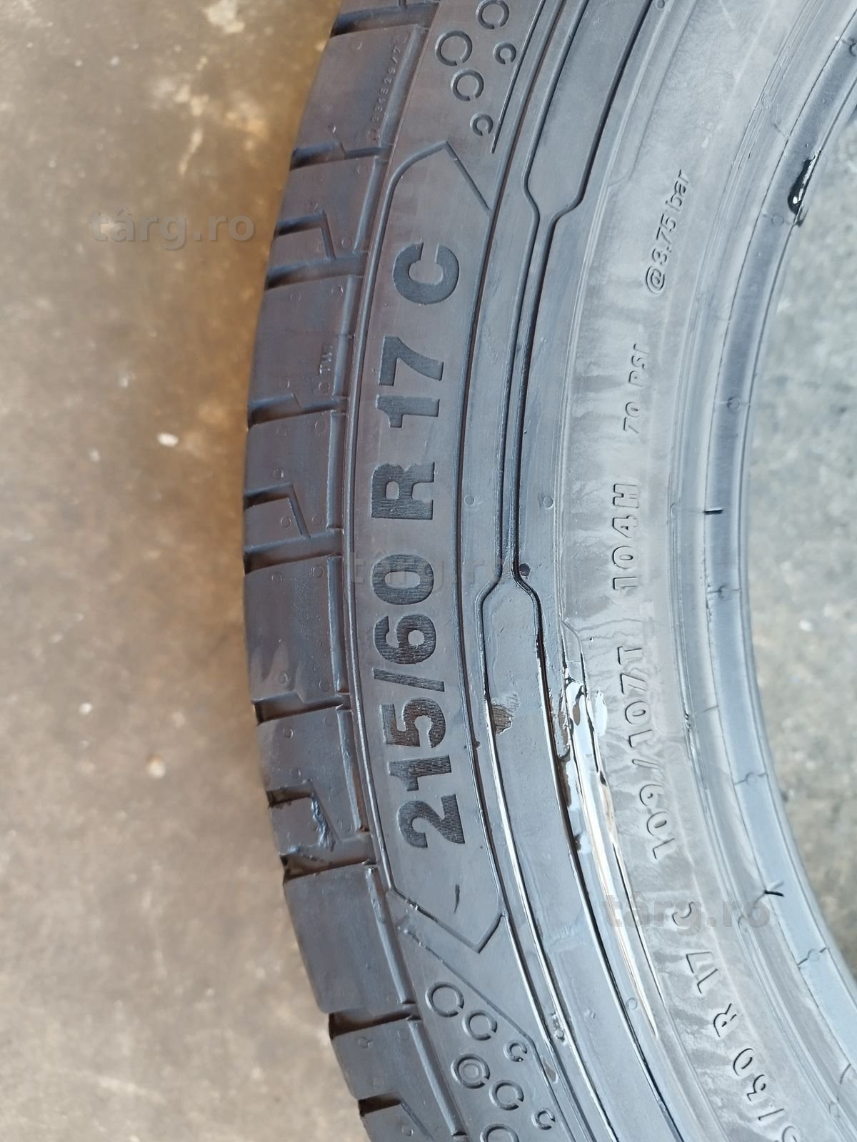 4 anvelope de vară Continental ContiVanContact 215/60/17C,dot2019 3