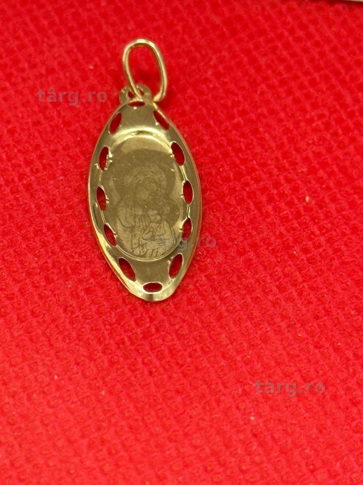 Medalion aur 14K 0.98gr (Ag43 Falticeni B3804) Garantie/Factura 2