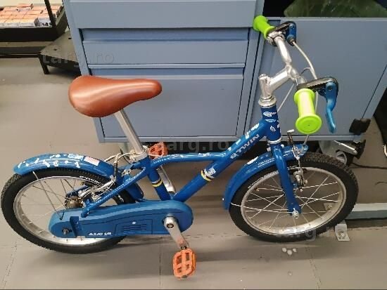 Bicicletă City 900 16'' albastru copii 105 - (SecondHand) Decathlon