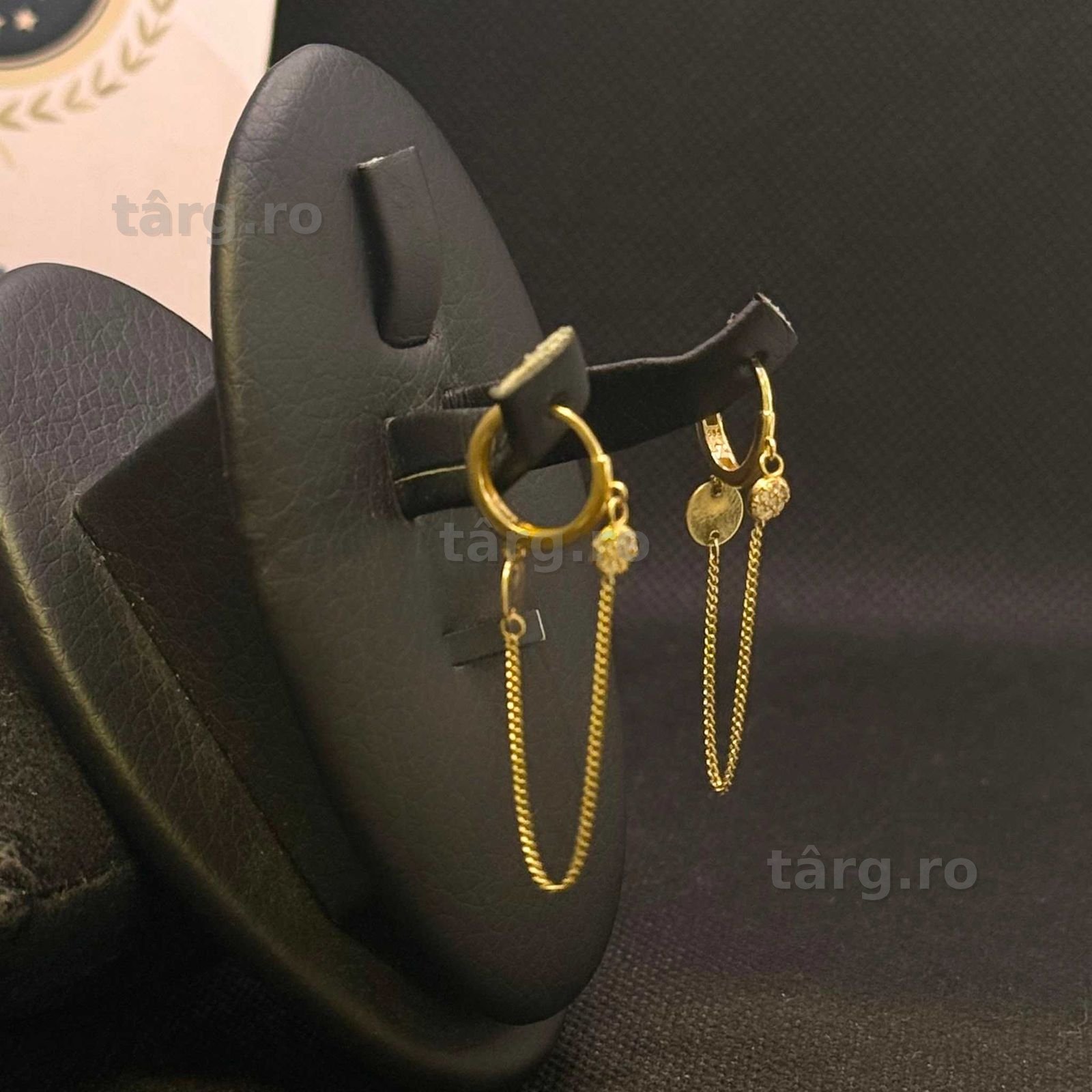 Cercei aur 14K 2.4g (AG15 Gara 1 B34179.2) Garantie 2 ani! 3