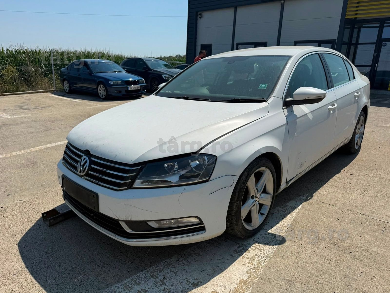 Dezmembrez Vw passat b7 alb lb9a 2012 berlina 2.0 tdi CFFB cutie manuala