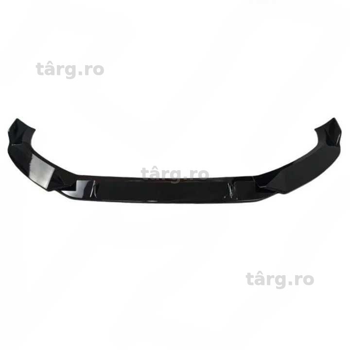 Lip Prelungire Extensie Bara Fata Audi A4 B9 Sline 17-19, Negru Lucios