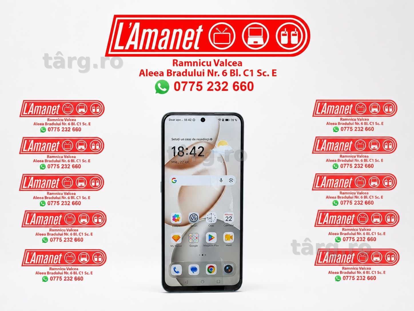 Honor 400 Smart Black 128GB 4GB Ram Neverlocked FullBox Stare Impecabila
