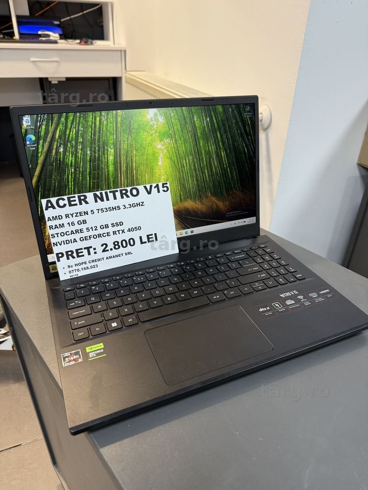 Hope Amanet P7 Laptop Acer Nitro V15