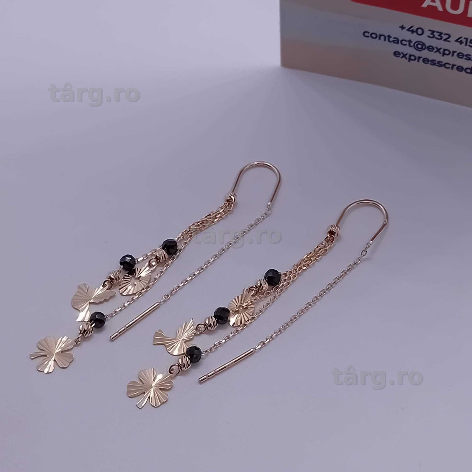 Cercei Aur 14K 2.45g (Ag4 Dacia B.51381) Garantie 2 ani 3