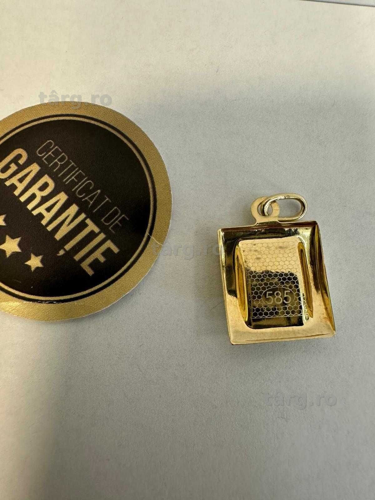 Pandantiv aur 14k 1.28g (ECA 39 / B.18524.1) Garantie 2 ani! 2